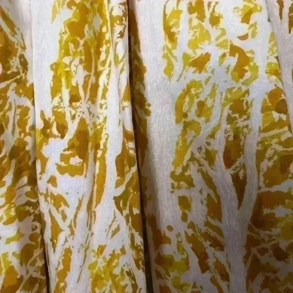 Handmade Yellow Mustard White Skirt Large? - Picture 9 of 10